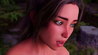 Walk with girlfriend arch kiss [GAME PORN STORY] #3