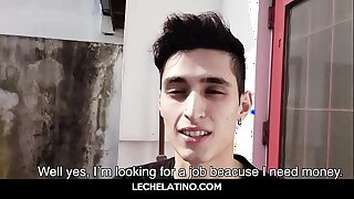 Latin Leche - Hottest Latin teen sucking finalize cock and fucked bareback